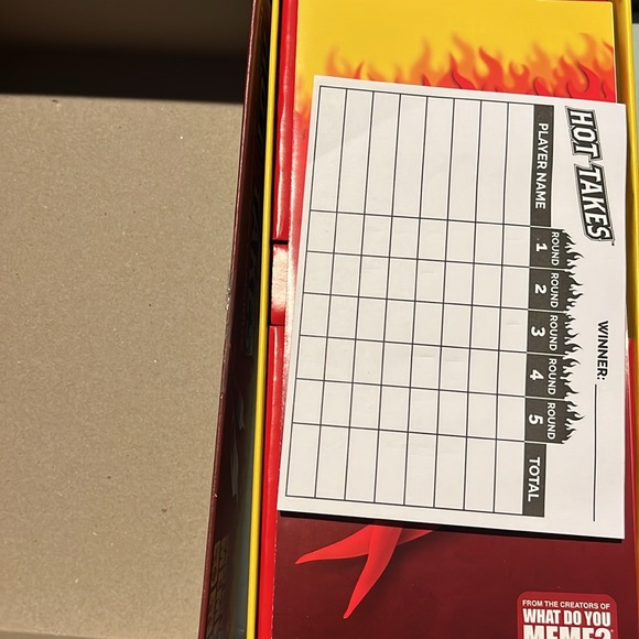 Hot Takes: The Party Game of Spicy Opinions! Great game with friends and family. - Picture 4 of 5